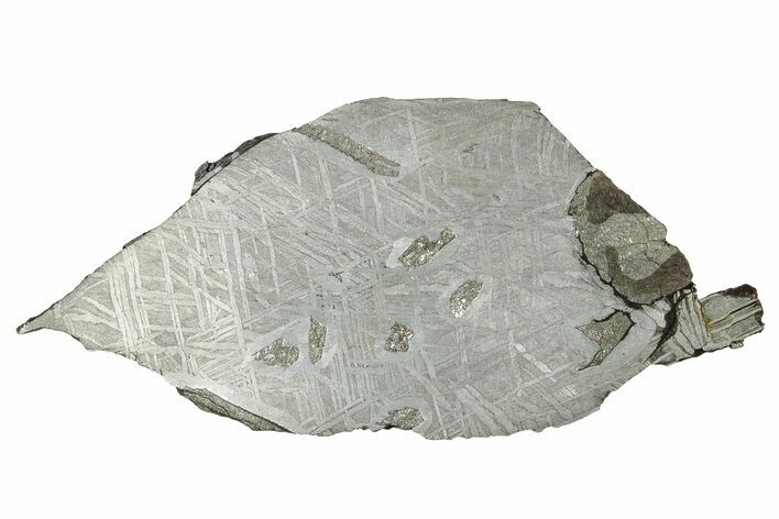 Etched Saint-Aubin Iron Meteorite Slice ( g) - France #346522
